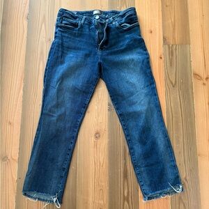 Kut from the Kloth Reese high rise Fab AB ankle straight leg Jeans
